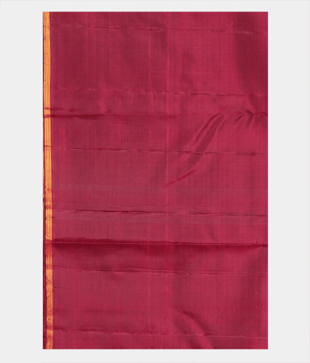 Burgundy Handwoven Kanjivaram Silk Saree T2680983