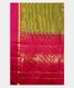  Green and Yellow  Handwoven Kanjivaram Silk Saree  T2611164