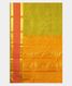 Light Green and Yellow  Handwoven Kanjivaram Silk Saree T2606424