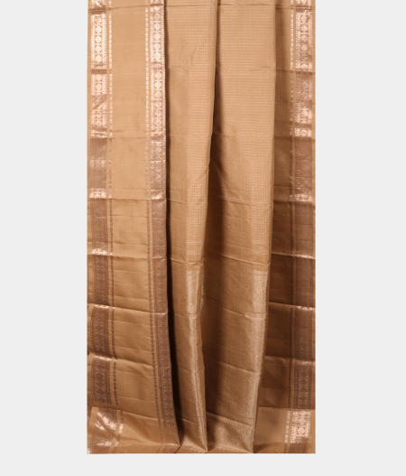 Beige Handwoven Kanjivaram Silk Saree T2392812