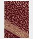 Purple Banaras Georgette Silk Saree T2677661
