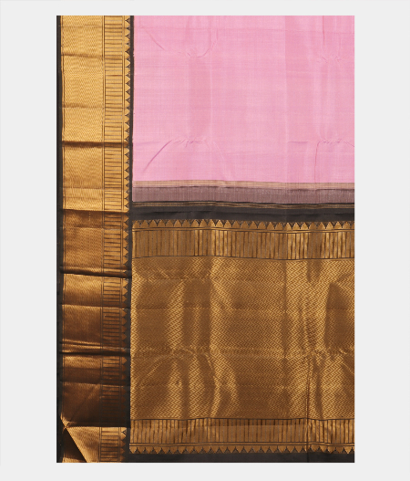 Lavender Handwoven Kanjivaram Silk Saree T2727204