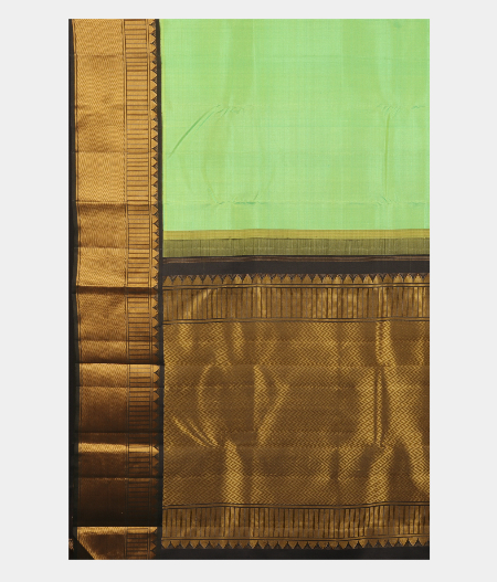 Green Handwoven Kanjivaram Silk Saree T2721474
