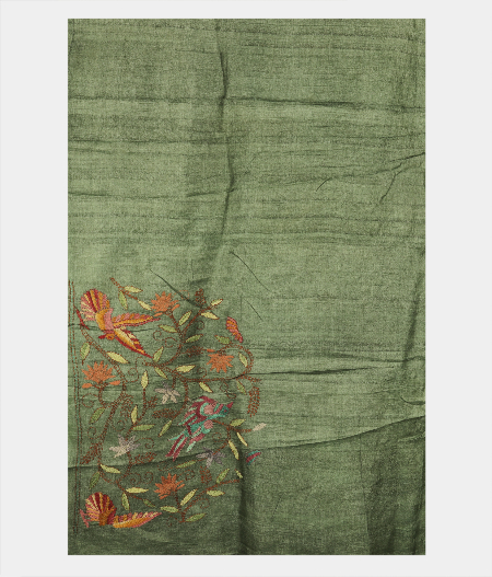 olive-green-tussar-embroidery-saree-t270132-t270132-c