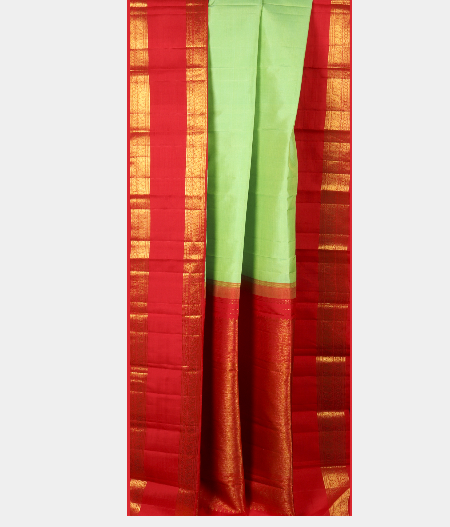 Light Green Handwoven Kanjivaram Silk Saree T2738382