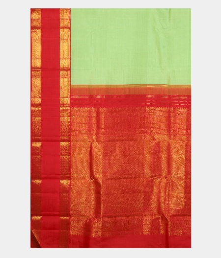 Light Green Handwoven Kanjivaram Silk Saree T2738384
