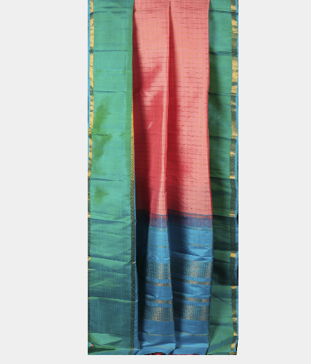 Light Pink Handwoven Kanjivaram Silk Saree T2727182