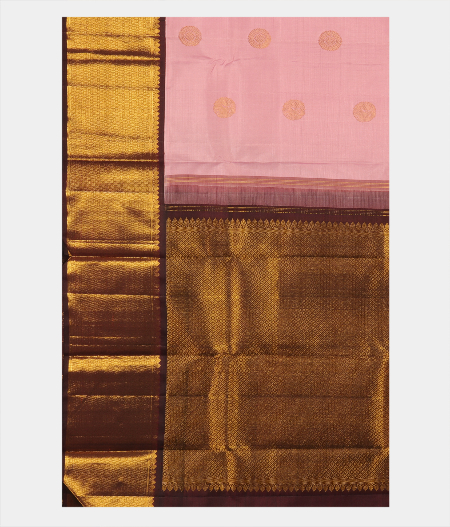 Pink Handwoven Kanjivaram Silk Saree T2727264