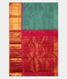 Peacock Blue Handwoven Kanjivaram Silk Saree T2737594