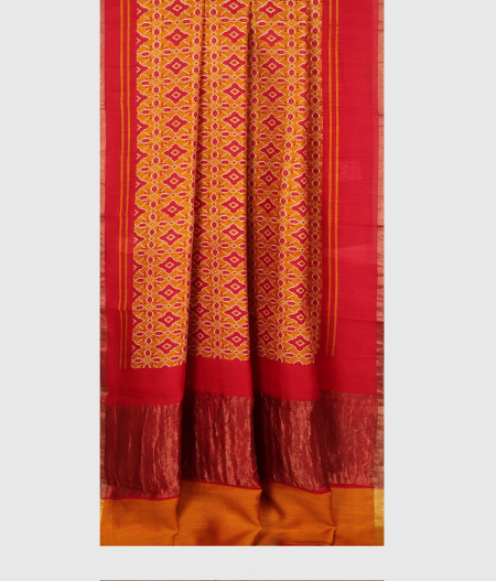 Yellow Soft Tussar Printed Saree T2581852