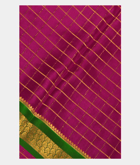 Purple Mysore Silk Saree T199109-image