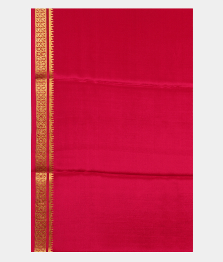 Magenta and Purple Mysore Silk Saree T2420303