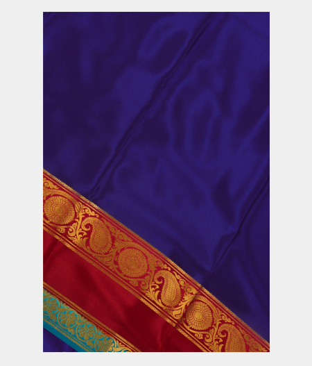 Blue Mysore Silk Saree T242013-image