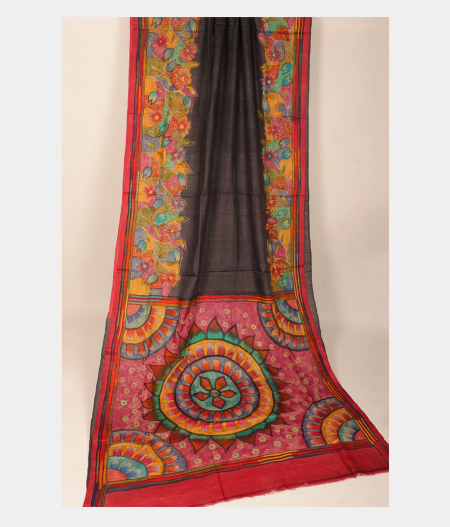 black-tussar-embroidery-saree-t274857-t274857-b