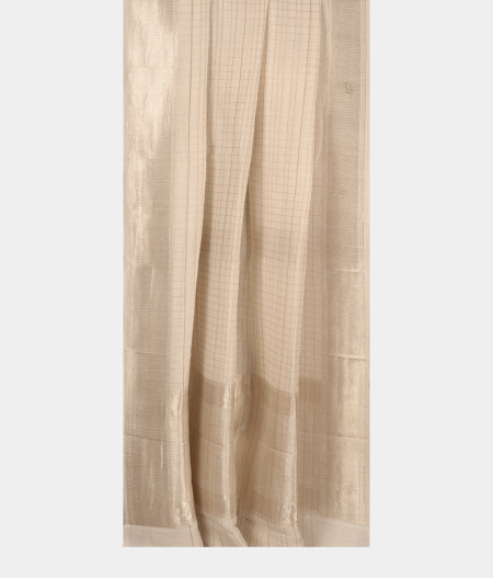 Off-White Banaras Linen Silk Saree T2710802