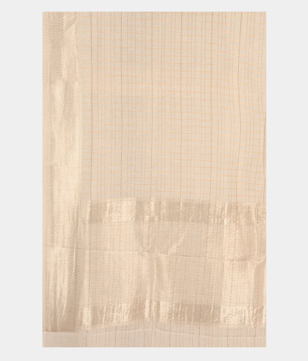 Off-White Banaras Linen Silk Saree T2710804