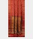Reddish Rust Tussar Printed Saree T2747302