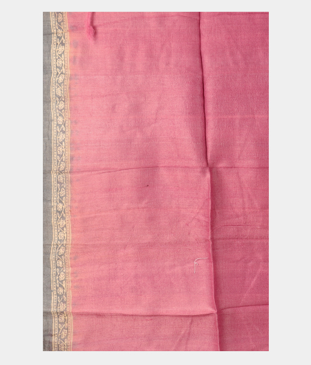 Pink Tussar Printed Saree T2728283