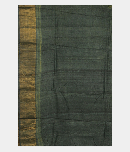 Green Tussar Printed Saree T2697163