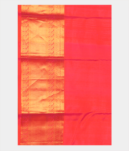 Pinkish Orange Soft Silk Saree T2205223