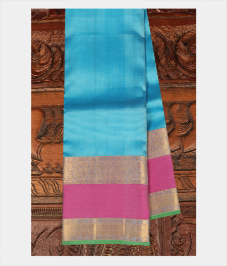 Blue Soft Silk Saree T95832-image