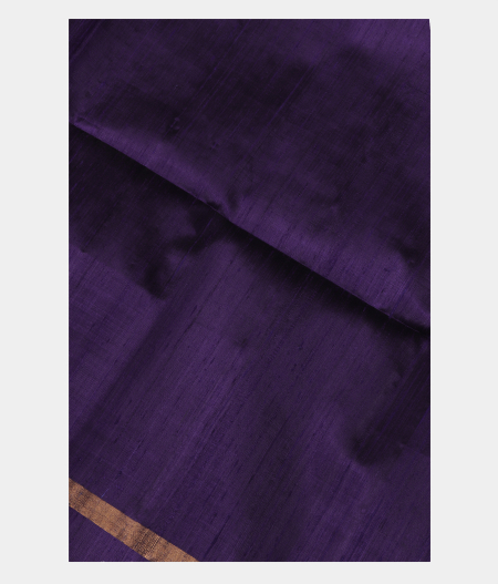 Blue Woven Raw Silk Saree T271482-image
