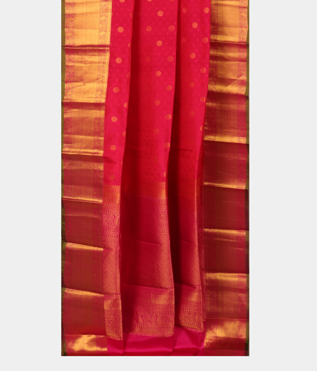 Pinkish Red Soft Silk Saree T2132592