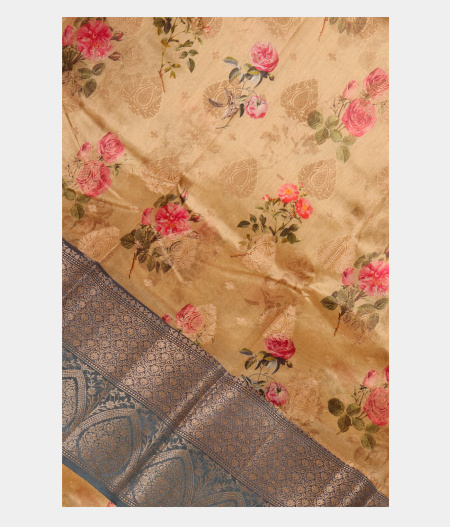 Beige Chaniya Silk Saree T274466-image