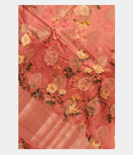 Pink Chaniya Silk Saree T274462-image