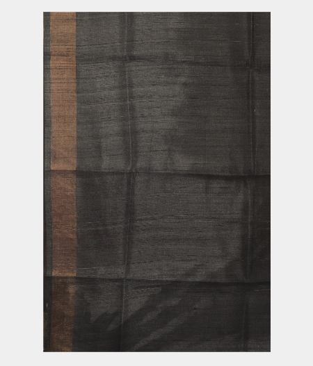 Blue Tussar Printed Saree T2746653