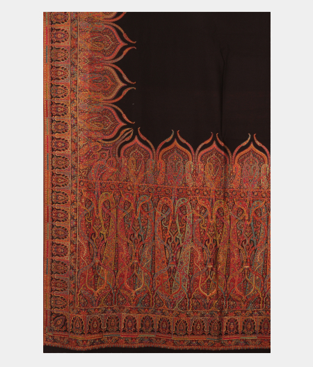 Black Cashmere Kani Silk Saree T2657334