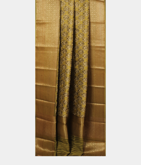 Green Soft Printed Cotton Saree T2760562