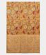 Peach Tussar Printed Saree T2744384