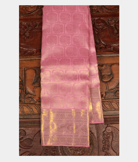 Pink Handwoven Kanjivaram Silk Saree T277061-image