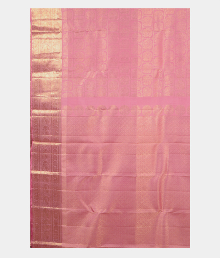 Pink Handwoven Kanjivaram Silk Saree T2770614