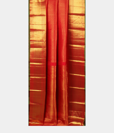 Red Handwoven Kanjivaram Silk Saree T2467162