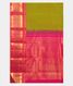 Green Handwoven Kanjivaram Silk Saree T2738944