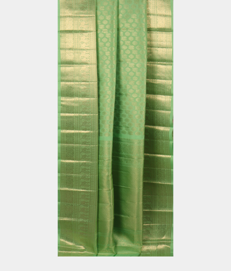 Light Green Handwoven Kanjivaram Silk Saree T2635372