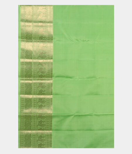 Light Green Handwoven Kanjivaram Silk Saree T2635373