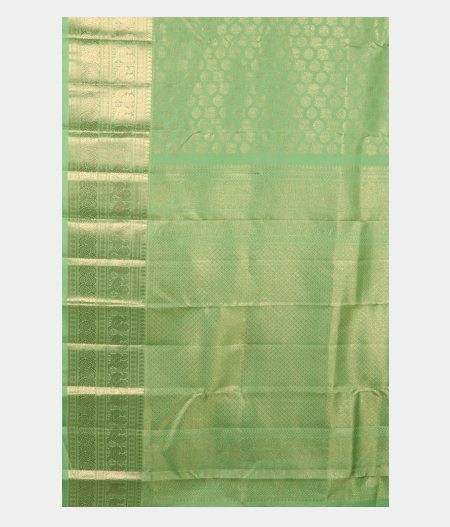 Light Green Handwoven Kanjivaram Silk Saree T2635374