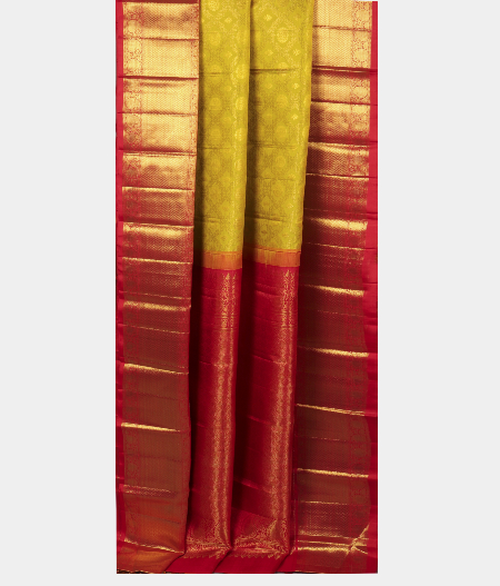 Light Green Handwoven Kanjivaram Silk Saree  T2468252