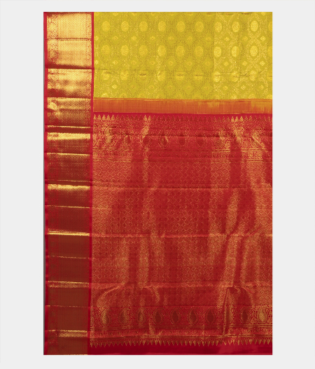 Light Green Handwoven Kanjivaram Silk Saree  T2468254