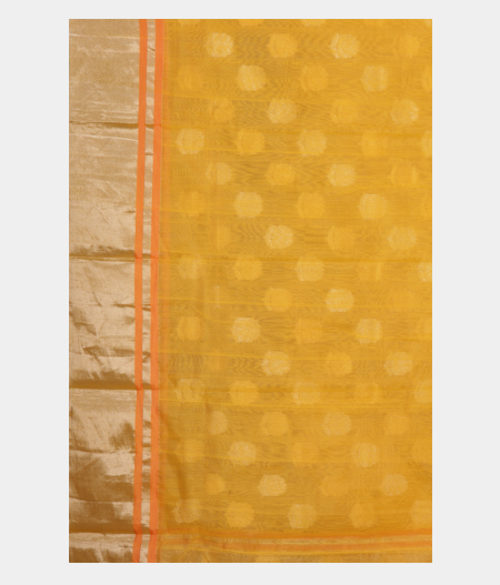 Yellow Chanderi Silk Saree LB81263