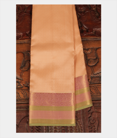 Cream Soft Silk Saree T241481-image