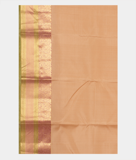 Cream Soft Silk Saree T2414813
