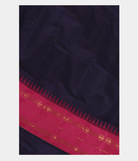 Blue Gadwal Silk Saree T277855-image