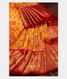 Yellow Ikat Silk Saree T2810442