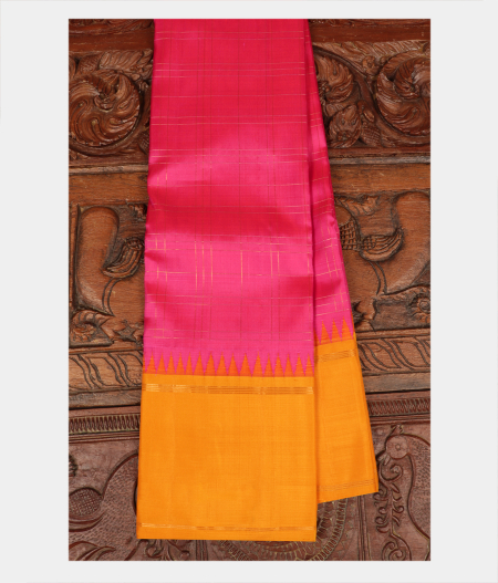 Magenta Handwoven Kanjivaram Silk Saree T279647-image