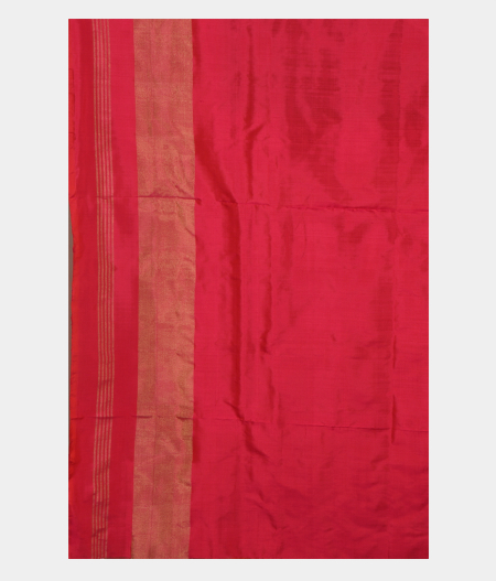 Bluish Green Ikat Silk Saree T2810673