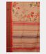 Beige Vidarbha Tussar Saree T2686144